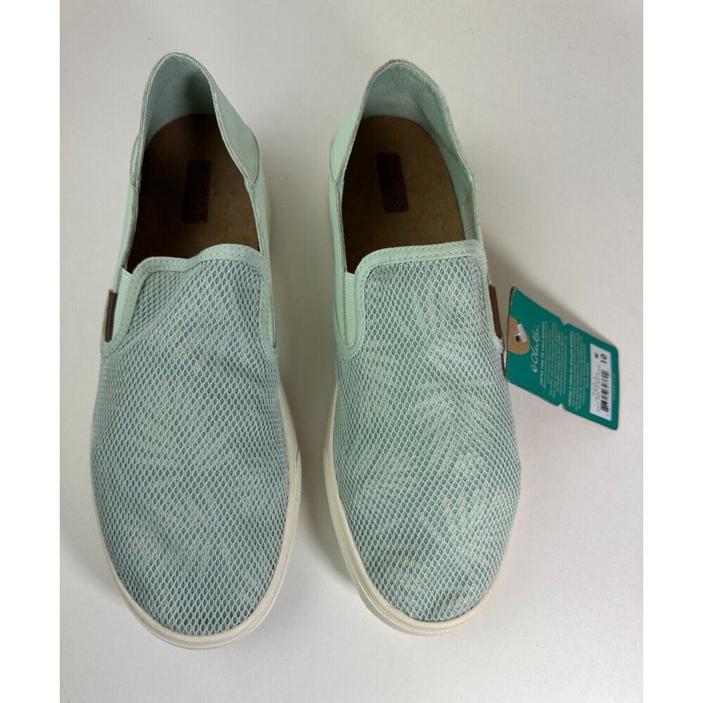 Olukai Pehuea Slip On Mesh Sneakers 20271-3GER Drop in Heel Shoes Womens Size 10 - Picture 4 of 16